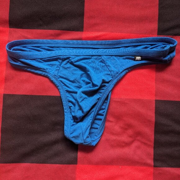 Aussiebum Royal Blue Slick Thong NWT - Picture 3 of 4